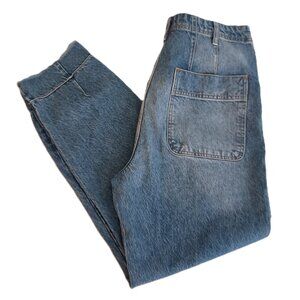 Free People We The Free Marion High Waisted Jeans Celeste Blue Size 31 EUC